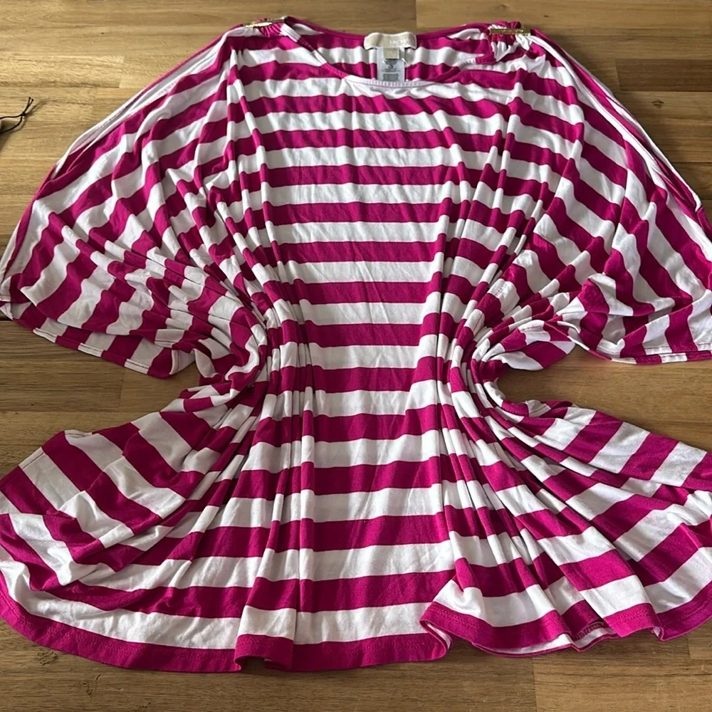 MICHAEL KORS open shoulder oversized top